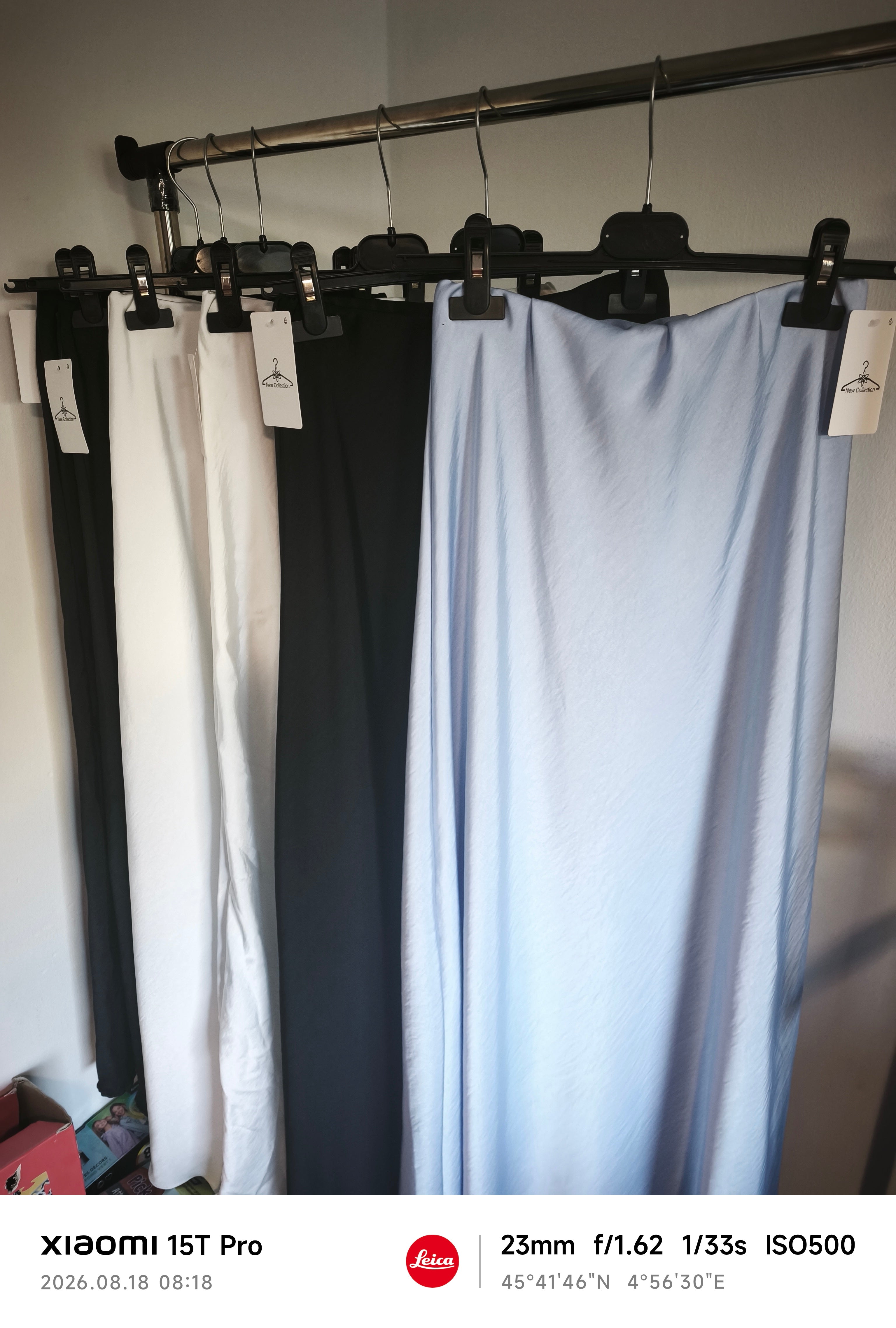 Jupe satin long