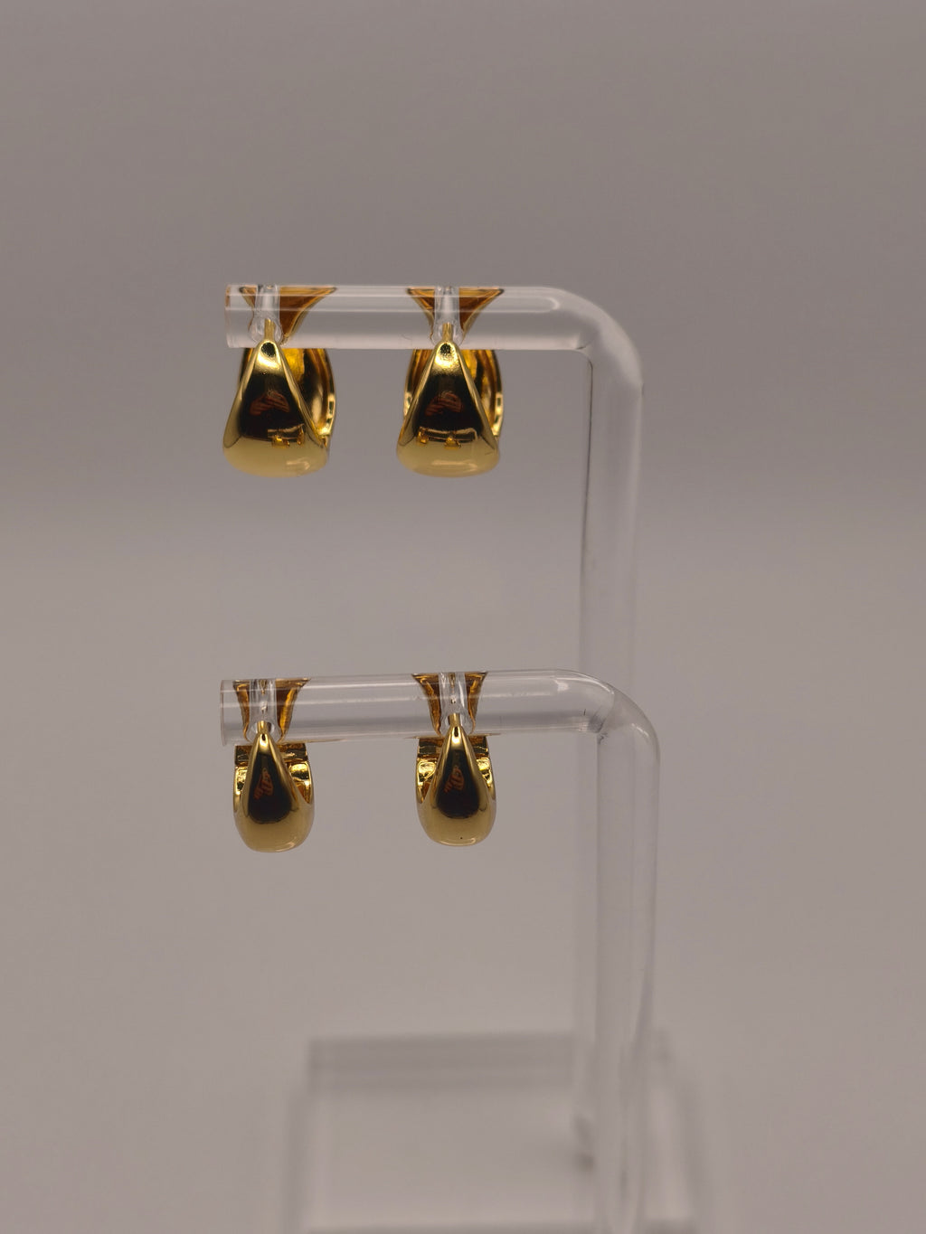 Boucles d'oreilles Goutte Dorée – Acier inoxydable