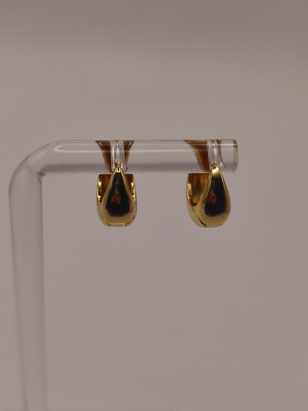 Boucles d'oreilles Goutte Dorée – Acier inoxydable