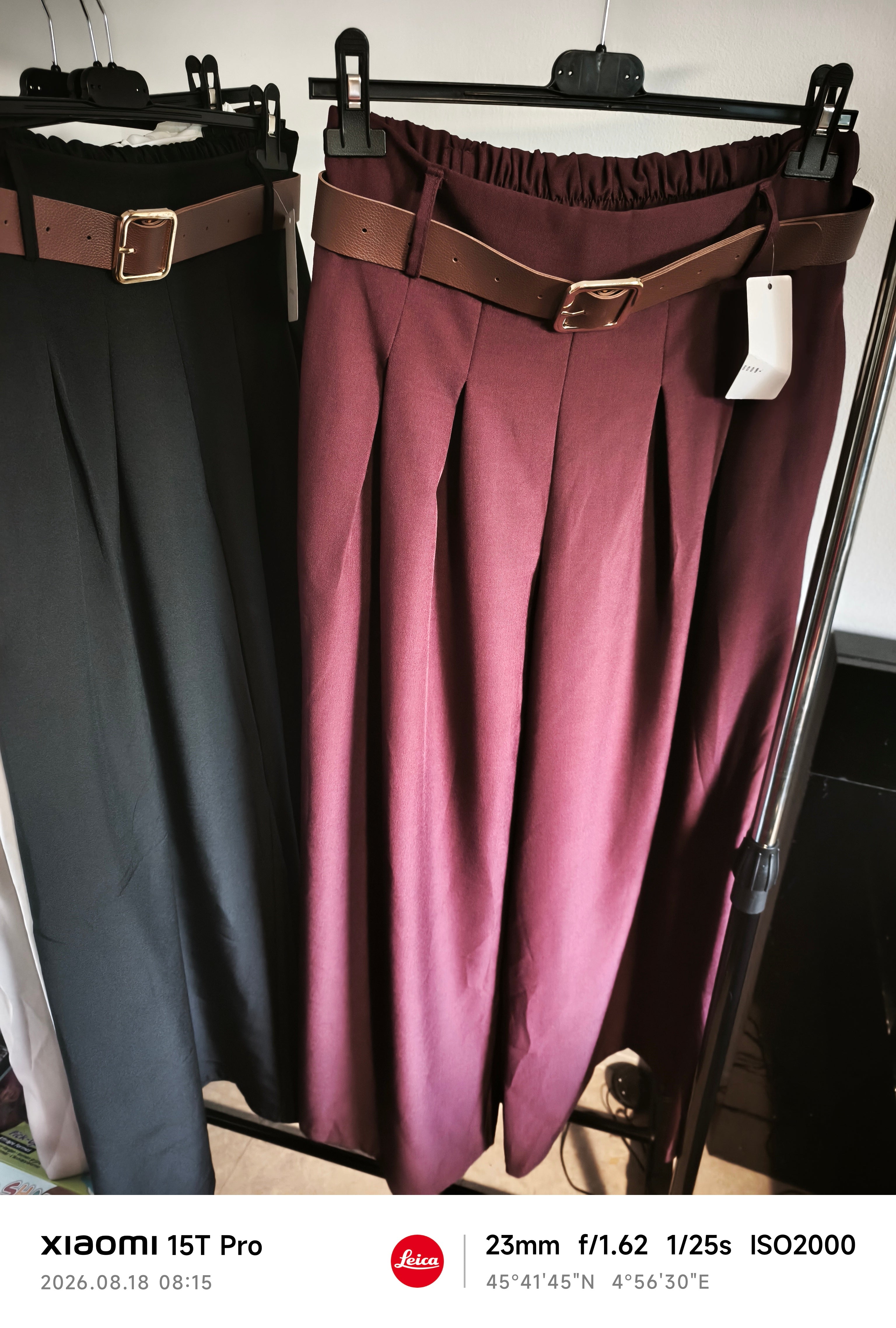 Pantalon ample ceinture