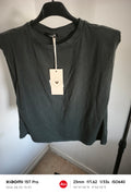 Top unis 💯 coton épaulette