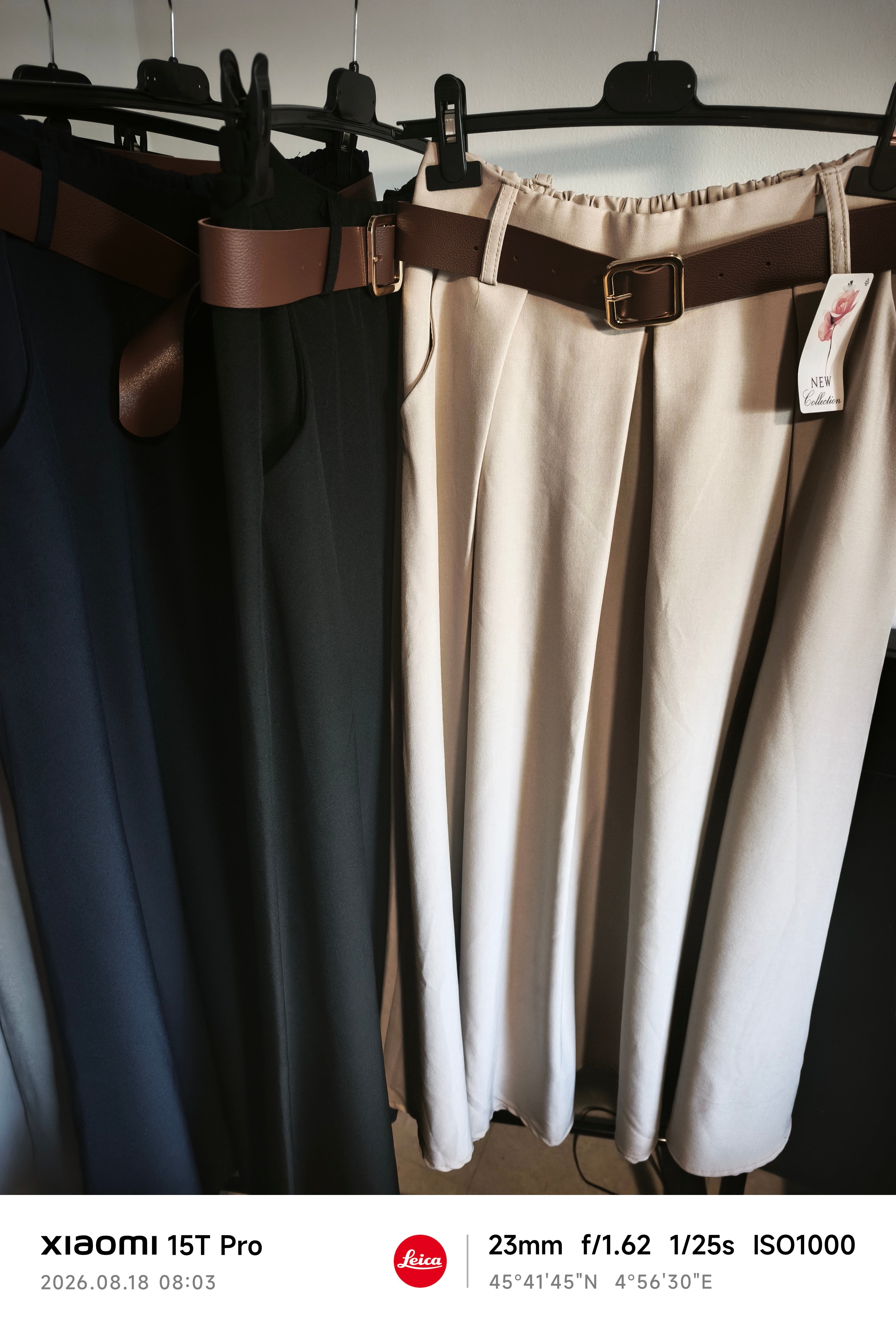 Jupe longue avec ceinture