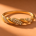 Bracelet Torsade Éclat Doré