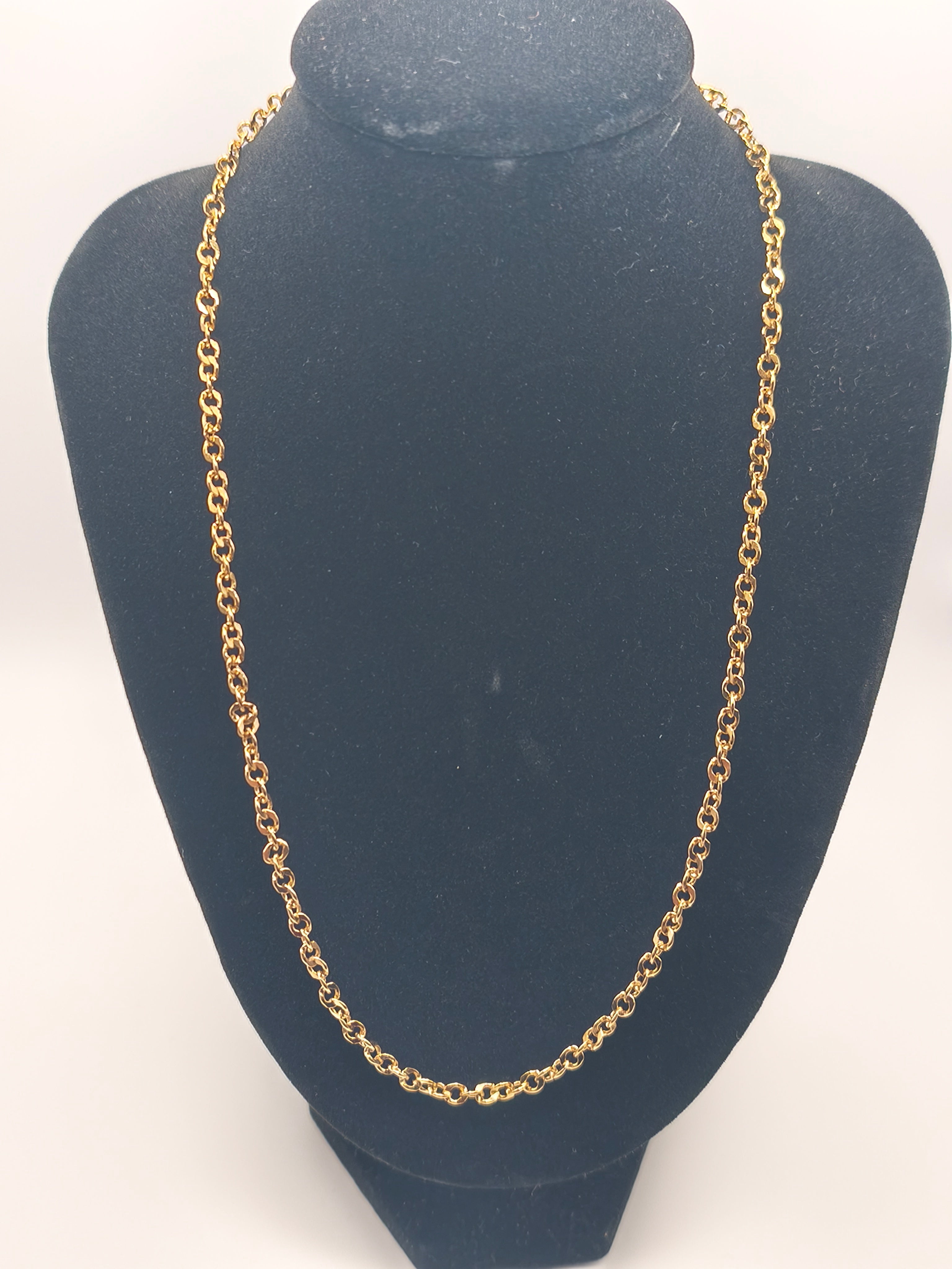 Collier Maille Classique – Acier inoxydable doré