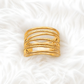 Bague Anneau Carillon Dorée